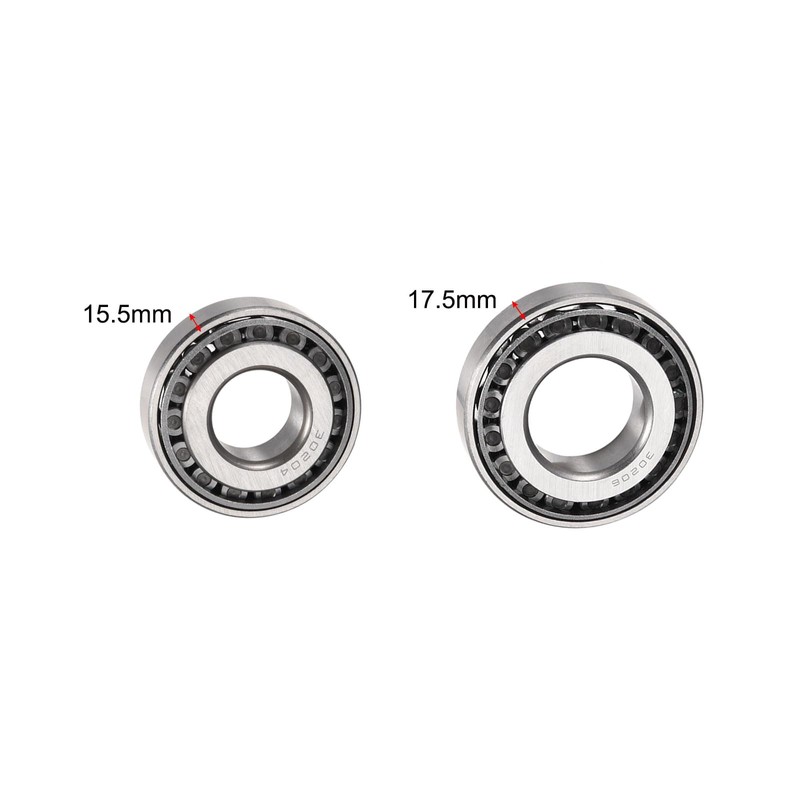 sourcing map 30204, 30206 Tapered Roller Bearing Cone and Cup