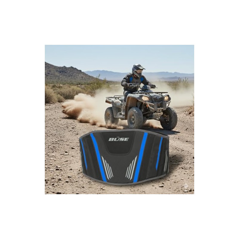 Kidney Belt Ride Kidney Warmer Black/Blue Motorcycle Kidney Belt