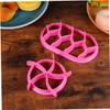 KICHOUSE 2Pcs Bread Press Mold Plastic Pastry Cutters for Baking