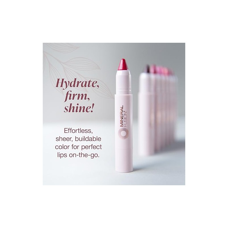 MINERAL FUSION Glow sheer moisture lip tint by mineral fusion,