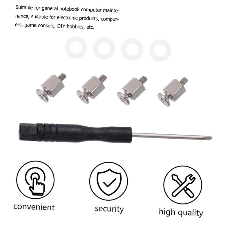 Tofficu 1 Set SSD Screw Kit for Motherboard Durable Stainless