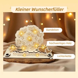 Money Gifts Birthday Wish Filler Money Gift Wooden LED Money Gift Birthday Packaging for Money Gifts, Wedding Gifts for Bride and Groom Wedding Gift Money Youth Consecration Gifts