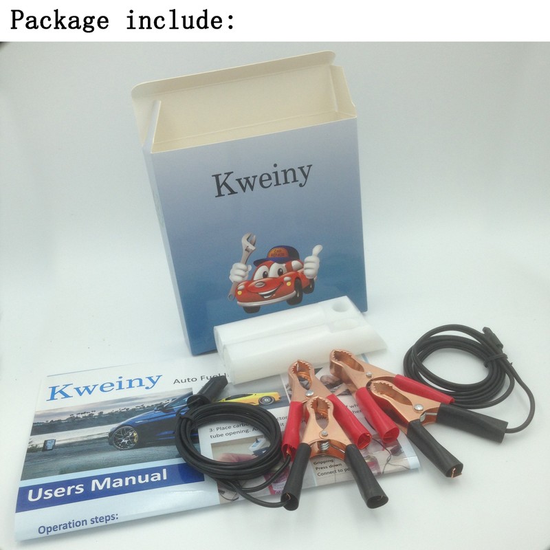 kweiny Inyector de combustible automático adaptador limpiador de descarga universal