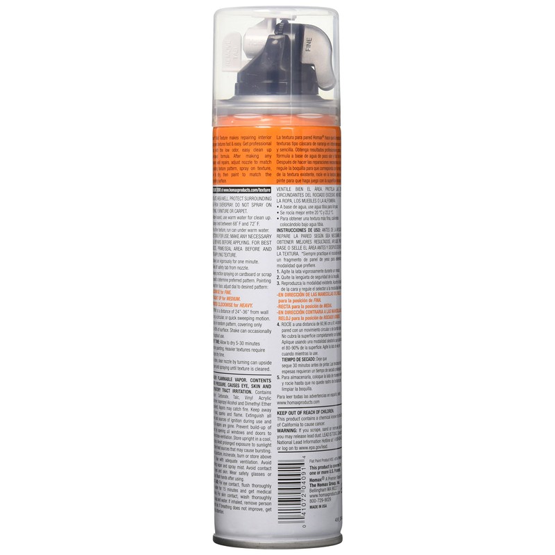 10 oz Homax 4091 Aerosol Texture Water-Based Orange Peel Wall