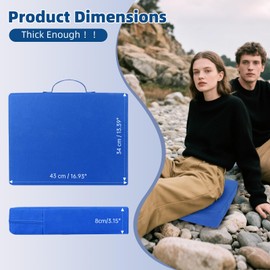 FirstGift 3.15" Thick Stadium Seats for Bleachers Waterproof Portable Bleacher Chairs, Padded Stadium Chair for Adults at Sports Events and Concert, Portable Outdoor Seat Mat