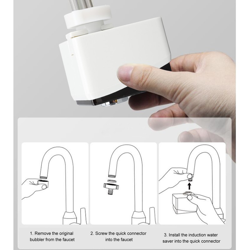 Touchless Faucet Adapter IPX6 Waterproof Intelligent Saving Device Motion Sensor