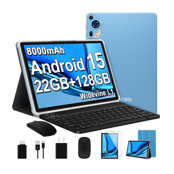 2025 Upgraded Android 15 Tablet 10.1 Inch Octa-Core Tablets with