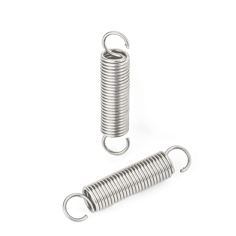 QWORK® 2PCS Extended Compressed Spring ,50mm Free Length , Extension