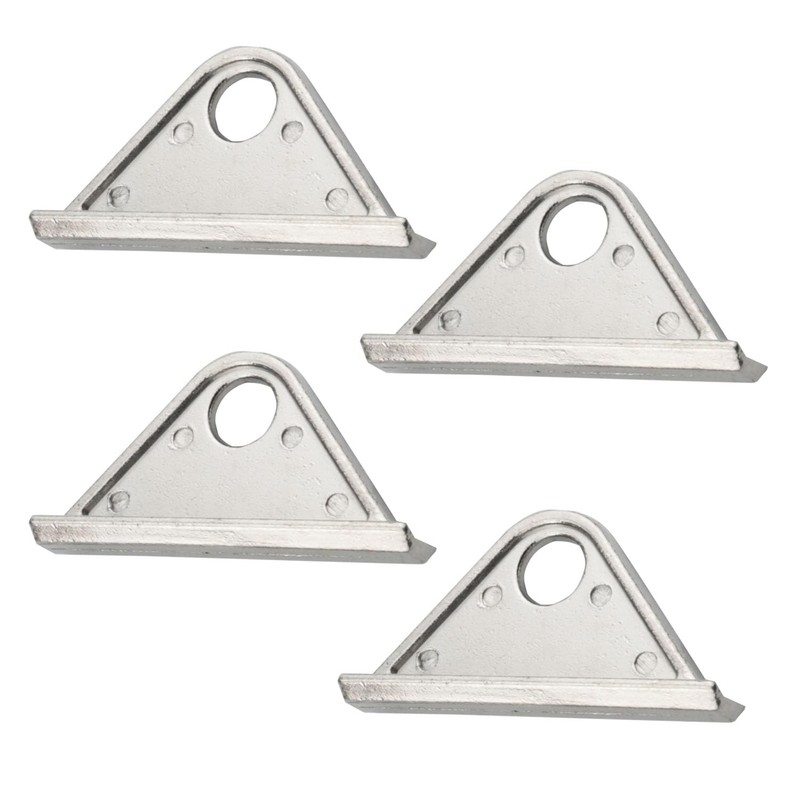 YHXiXi 4pcs Sliding Hooks for 6mm T-Slot Aluminum Extrusions Silver,