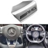 Unbranded 3D Chrome Badge for AMG Steering Wheel Emblem Squared