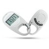 Simple 3D Digital Pedometer Portable Walking Step Counter with Carabiner
