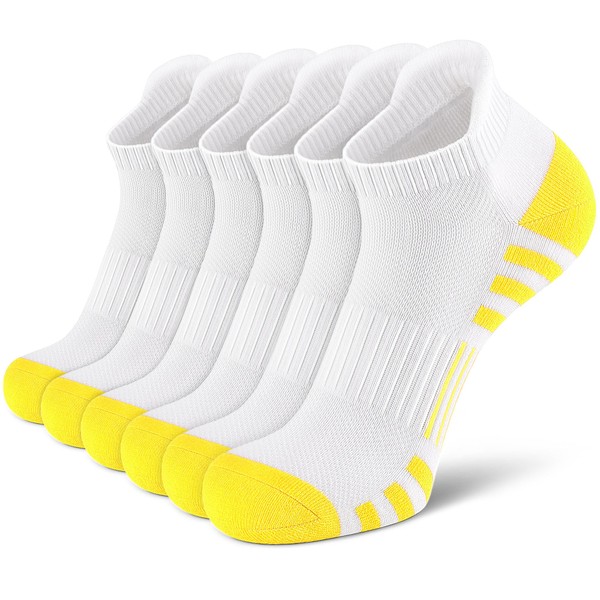 Airacker Ankle Athletic Running Socks Cushioned Breathable Low Cut Sports