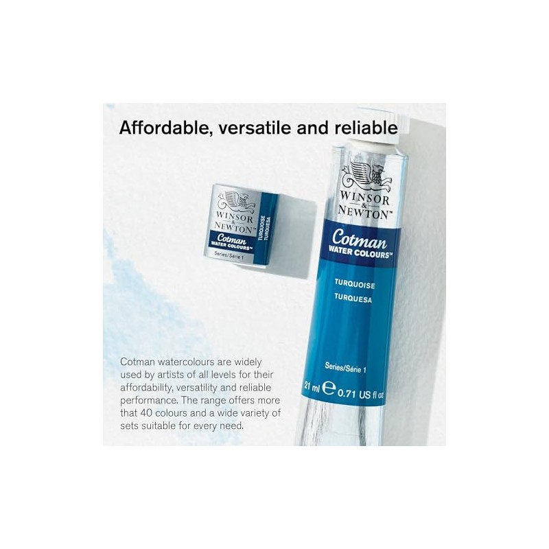Acuarela Cotman, tubo de 0.27 oz, color carmesí alizarina