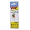 spinner mepps black fury yellow point black furry nº1