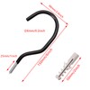 LIVEGREEN 6 Pack Bike Hooks, Heavy Duty Bicycle Storage Hooks