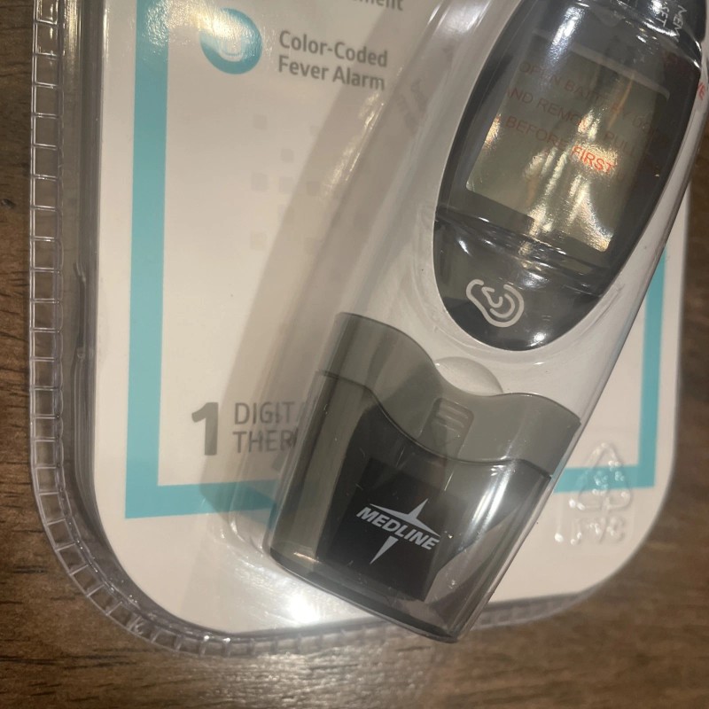 Medline Talking Digital Ear & Forehead Thermometer Model MDSTH1002 New