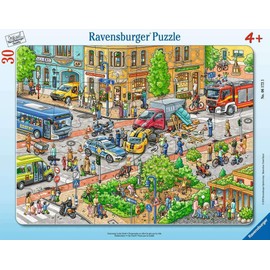 Ravensburger 06172 Children's Puzzle Ravensburger 06172 On the Go in the City Children's Puzzle