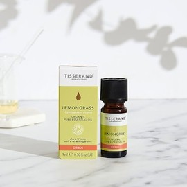 Tisserand Lemongrass Organic Pure Essential Oil 9ml