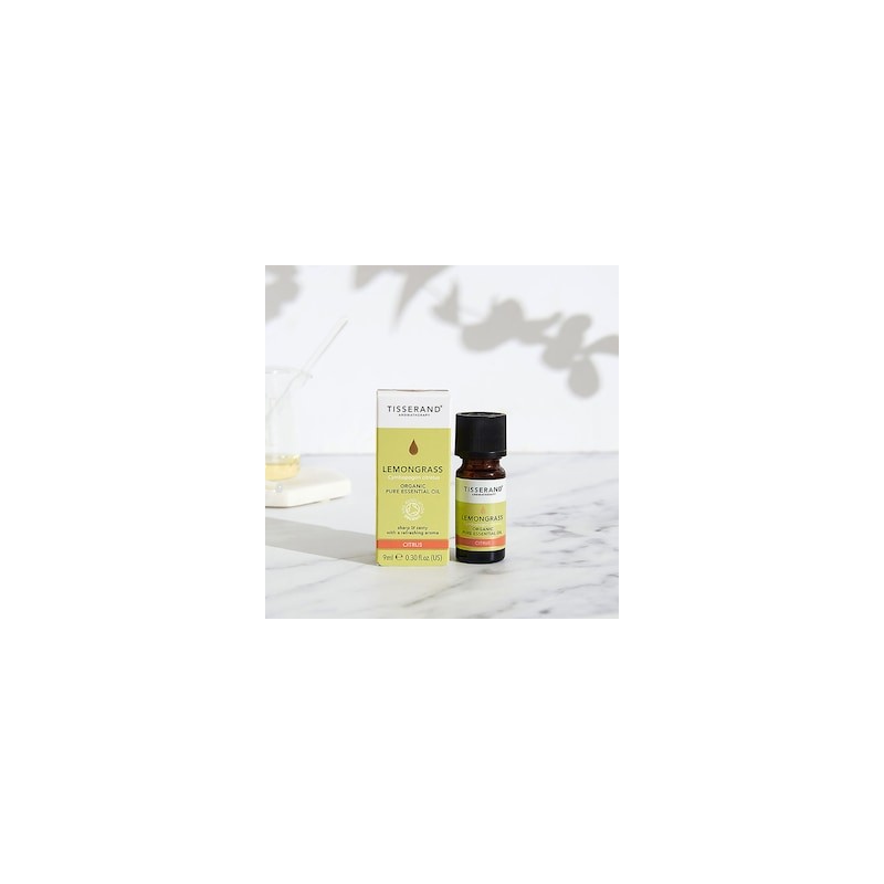 Tisserand Lemongrass Organic Pure Essential Oil 9ml
