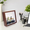 3D Shadow Box 8.8x8.8"(22.5x22.5 x6.5cm) Picture Frame Wooden Deep Box