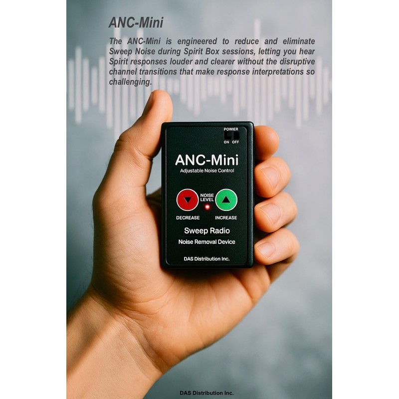 ANC-Mini - Sweep Radio Adjustable Noise Controller, Black