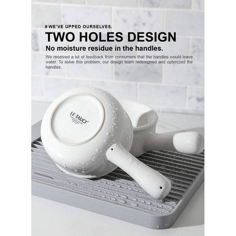 LE TAUCI French Onion Soup Bowls, 15 Ounce Ceramic Soup