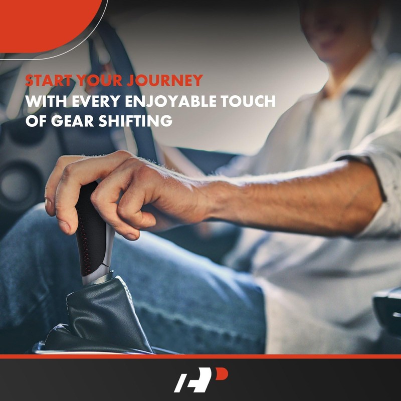 A-Premium Silver Automatic Shift Knob Shift Handle Assembly Compatible with