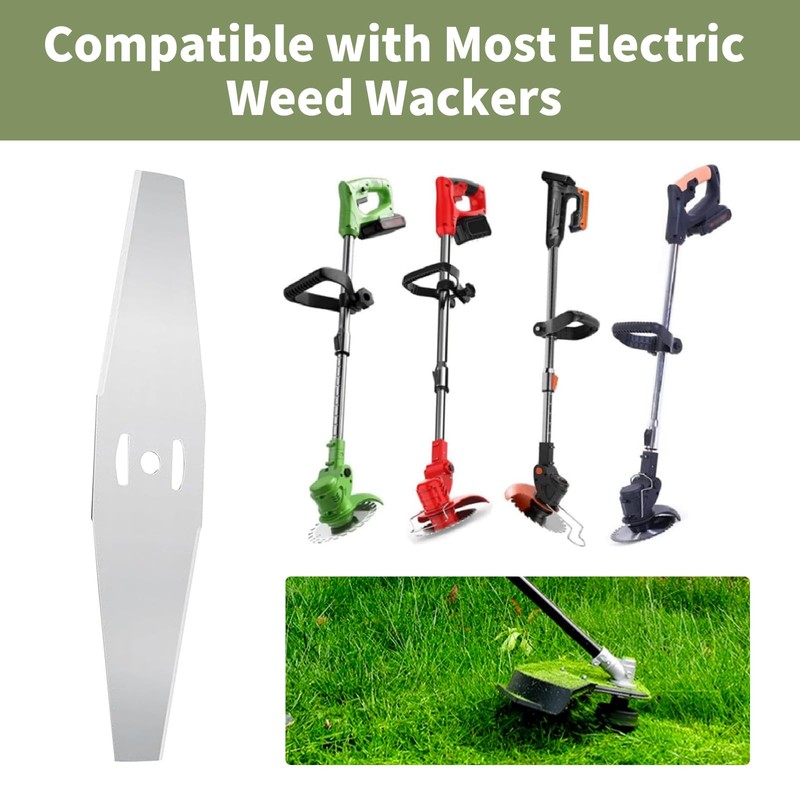 eupdd 20 Metal Grass Trimmer Blades: 15 cm Electric Grass