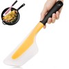 Bigwinyep Omelette Spatula, Silicone Spatula Flipper, Heat Resistant Omelette Turner