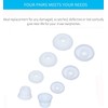 8pcs Replacement Silicone Eartips Earbuds Eargels Compatible with Beats by