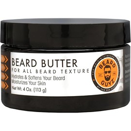 Beard Guyz Original Beard Butter, For All Beard Texture, 4 Oz, Hydrates and Softens
