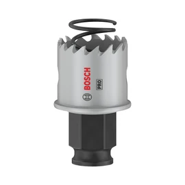 Bosch 1 x Pro Sheet Metal Power Change Plus Hole Saw (for Stainless Steel Sheets, Steel Sheets, Diameter 29 mm, Professional Accessories Drill/Screwdriver)