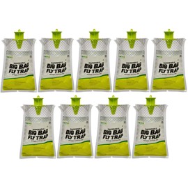RESCUE! Big Bag Fly Trap – Disposable, Outdoor Use - 9 Traps