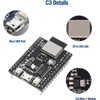 Binghe ESP-C3 ESP-32-C3-DevKitm-1 Development Board, ESP-32-C3 Core Board, for ESP