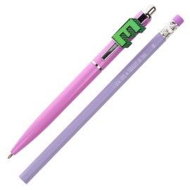 Stands Out, Supplying Outstanding Gifts E Letter Initial Pen and Pencil Set Kids Charm Topper School Stationary Kits Gift