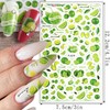 Vezocim Fruits Nail Art Sticker Decals, 3D Summer Fruit Nail
