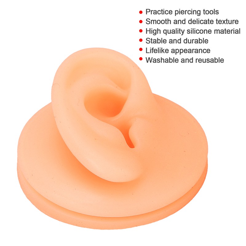 Silicone Ear Acupuncture Practice Model Reusable Simulation Ear Display Model