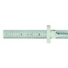General Tools 300/1 6-Inch Flex Precision Stainless Steel Ruler, Chrome