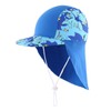 Connectile Kids' Summer UV Protection Flap Cap, Quick Drying, Water