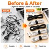 Ysenchan Hook and Loop Straps with Buckle, Reusable Adjustable Cable
