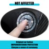 Flygun 2 PCS Car One-Button Start Button Cover, 1.1In Metal