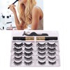 10 Pairs Magnetic False Eyelashes Waterproof Reusable Magnetic False Lashes