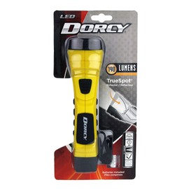 Dorcy 190-Lumen CyberLight Durable LED Flashlight with True Spot Reflector, Yellow