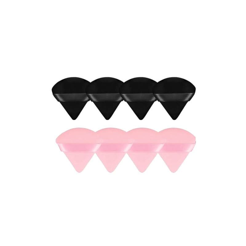 FAVYC 8Pcs Triangle Powder Puffs Face Soft Triangle Makeup Puff