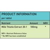 Milk Thistle 2000mg 120 Tablets - 80% Silymarin Detox Liver