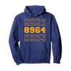 Orange Stacked 8964 Self-Defense Protection Pullover Hoodie
