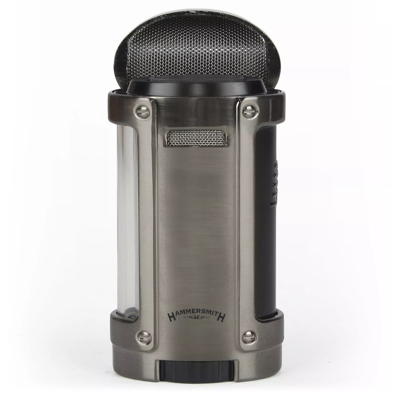 Hammersmith The Tank Quad-Flame Torch Lighter- Gunmetal