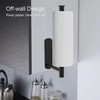 Paper Towel Holder Under Cabinet-Self Adhesive or Drilling,Wall Mounted Paper