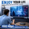 Ethernet Surge Protector PoE, DIN-Rail Gigabit Network Lightning Arrester