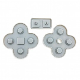 スカーレットnet ニンテンドー DS Lite 修理用 ボタン ゴム ラバー セット 交換部品 互換品 (DS Lite)